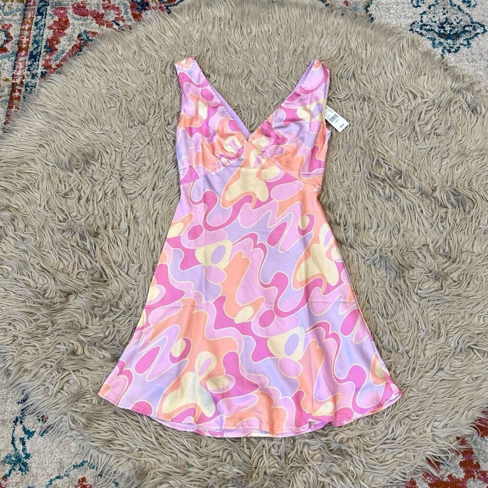 NWT Peppermayo Psychedelic Audrey Vintage Slip Dress size 2